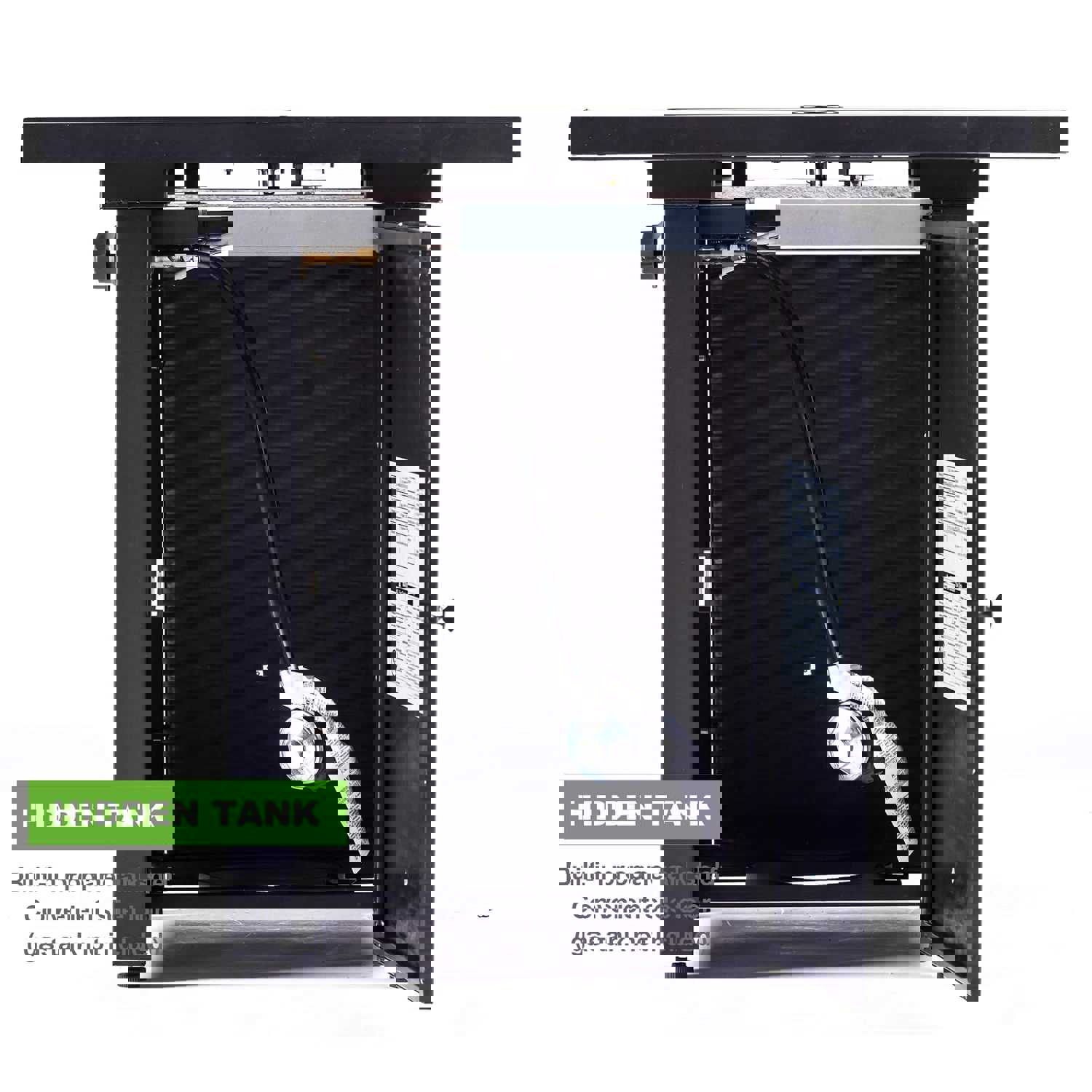 28 Inch Outdoor Propane Fire Pit Table with 50000BTU, Lava Stone & ETL Certification