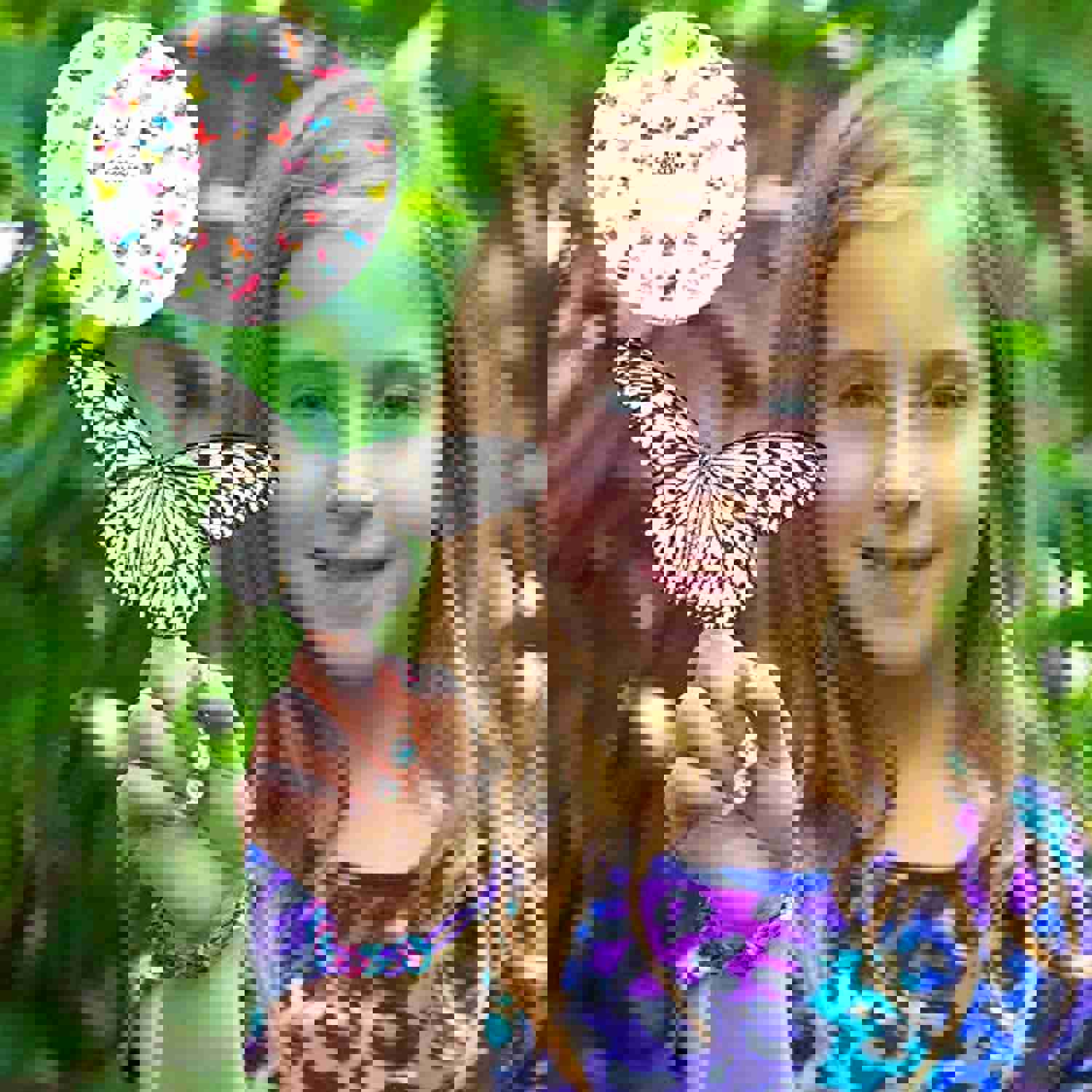 30 Sheet 3D Colorful Butterfly Nail Art Stickers with Tweezer for DIY Manicure Decorations