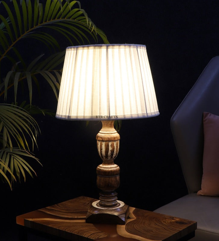 BTR CRAFTS Rustic Table Lamp (Bulb not Included)