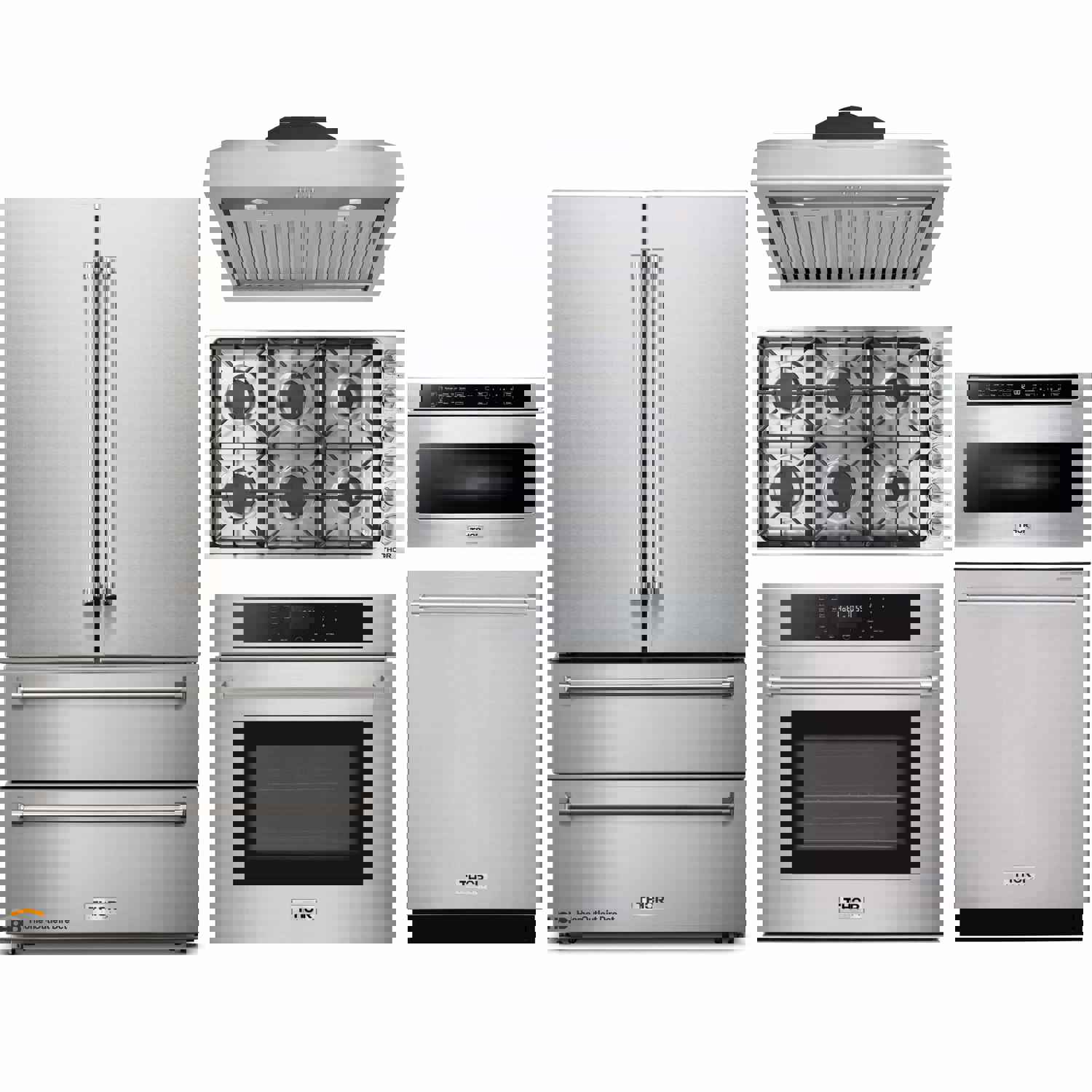 Thor Kitchen 6-Piece Pro Appliance Package - Stainless Steel Combo
