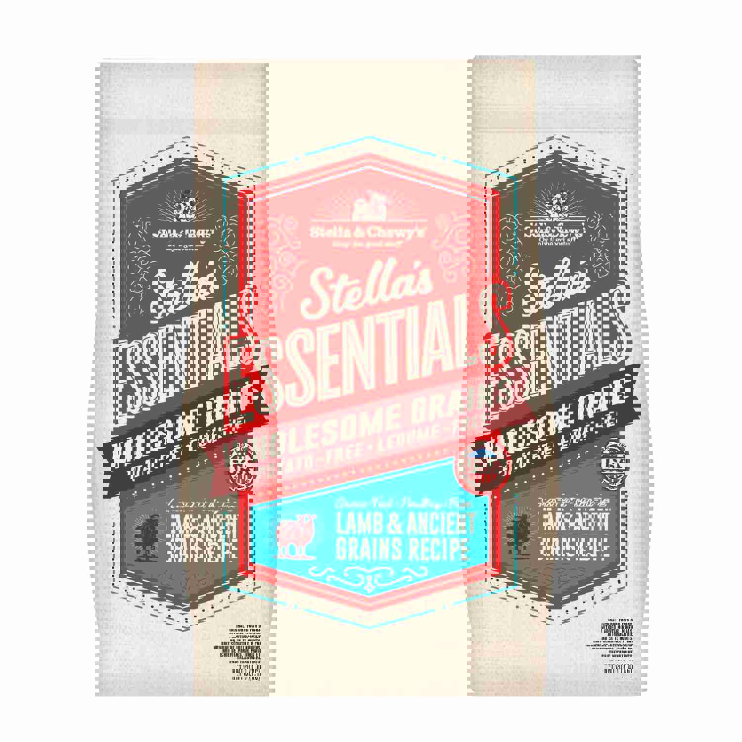 Stella's Essentials - Grass-Fed Lamb Recipe with Ancient Grains, Dry Dog Food