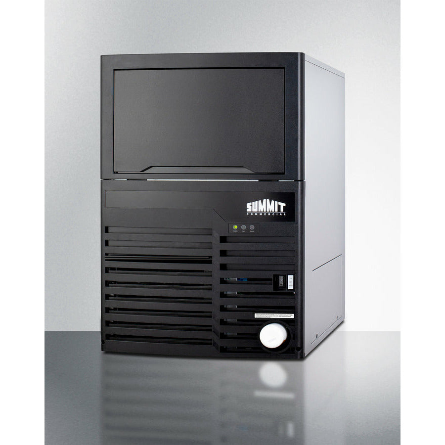 Summit 21 Wide 27 Lbs. Built-In Commercial Ice Maker with 100 Lbs. Daily Ice Production and Water Purification Filter