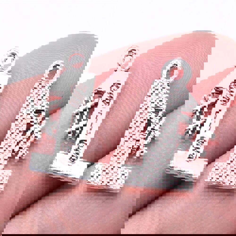 WYSIWYG 20pcs Antique Silver Charms Pendants for DIY Jewelry Making