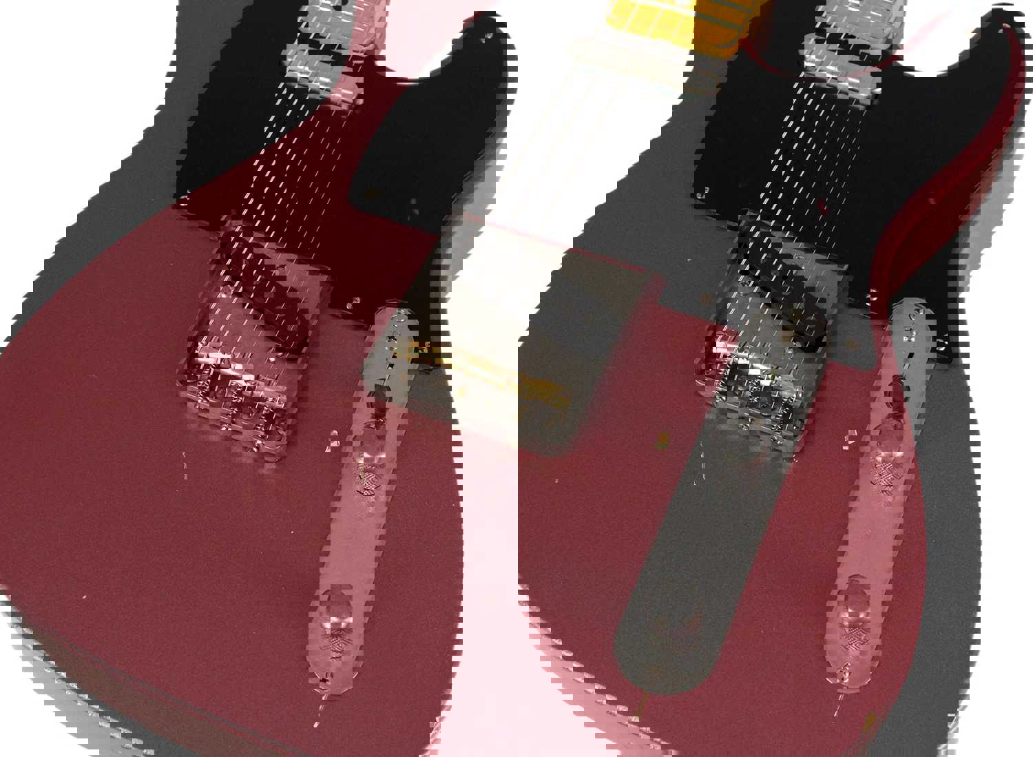 Nash T-52 Guitar, Burgundy Mist Metallic, Light Aging