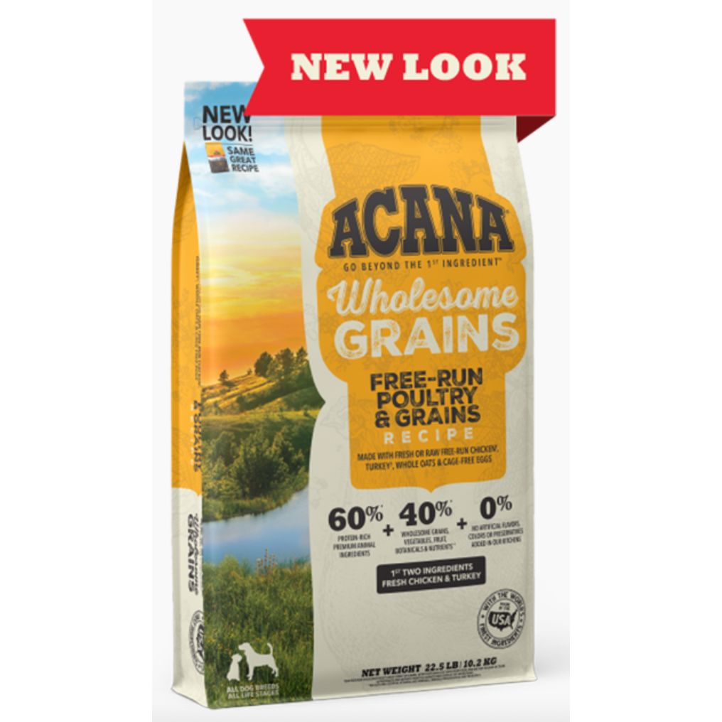 ACANA Wholesome Grains Dry Dog Food - Nutritious & Balanced Diet for Dogs