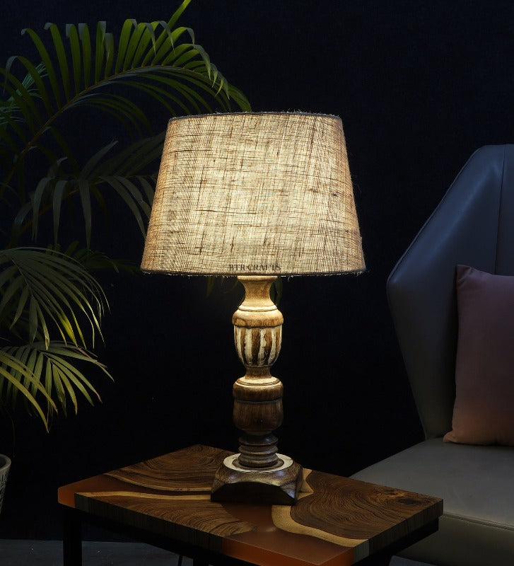 BTR CRAFTS Rustic Table Lamp (Bulb not Included)