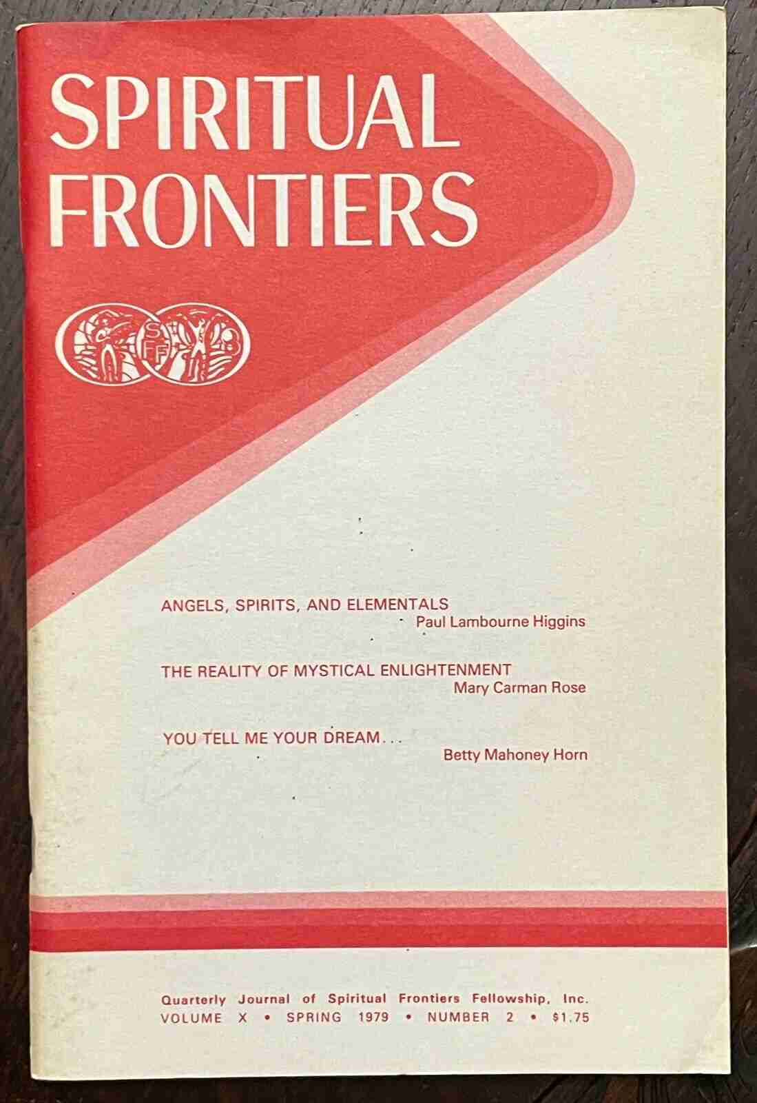 SPIRITUAL FRONTIERS MAGAZINE - Spring 1979 CHRISTIAN MYSTICISM ANGELS FAIRIES