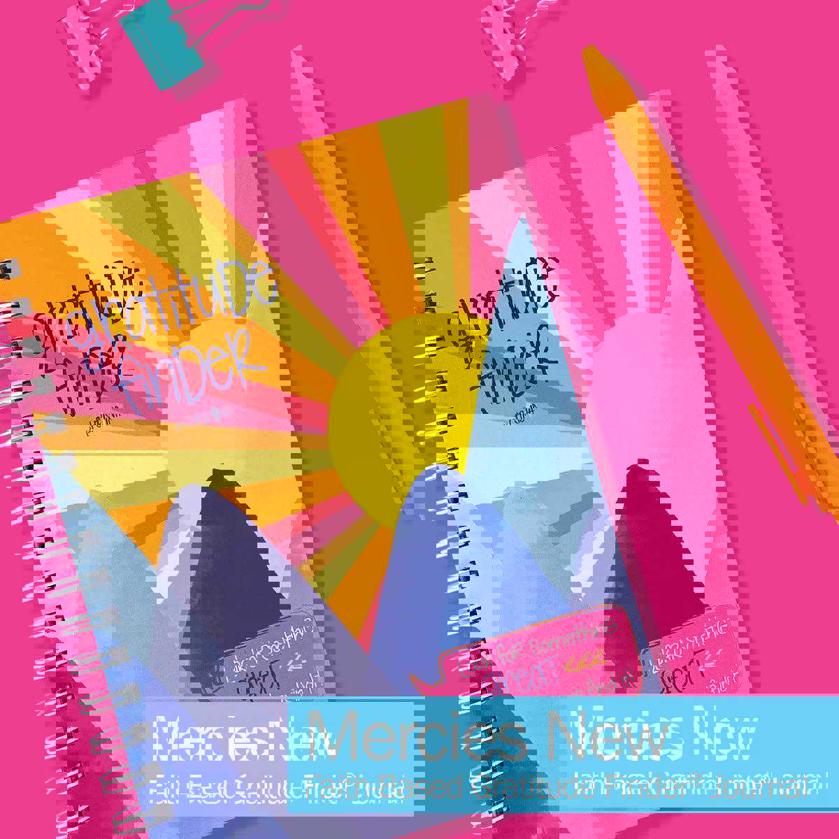 Faith-Based Gratitude Finder® Journals by Christina - Choose from 3 Cover Styles