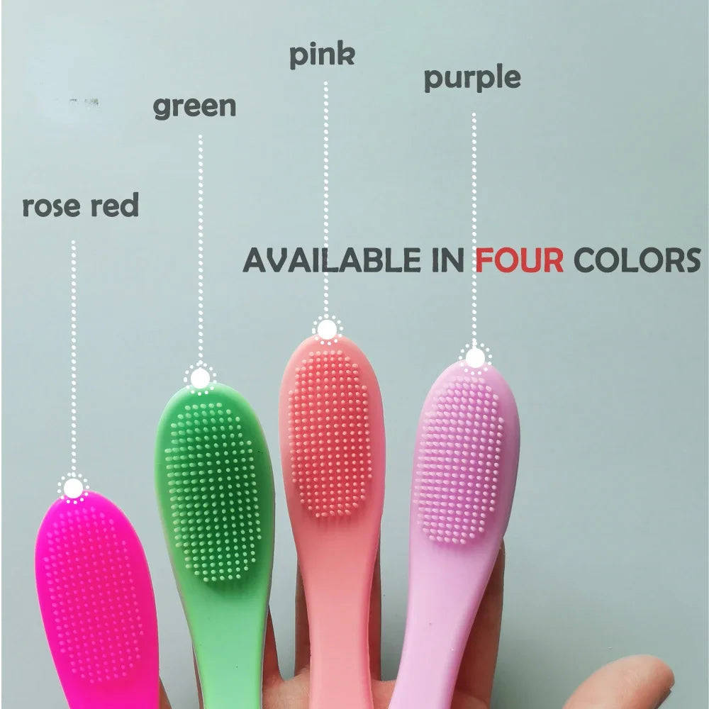 Soft Silicone Pet Finger Brush for Dogs and Cats - Tear Stains & Eye Care Cleaning Tool