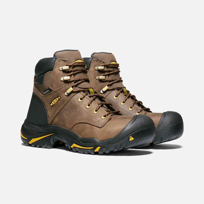 KEEN UTILITY MENS MT VERNON 6 WATERPROOF STEEL TOE WORK BOOT