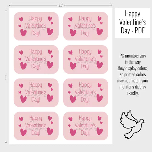 Cute DIY Valentines Crafts Digital Kit - Instant Download for Charming Favors