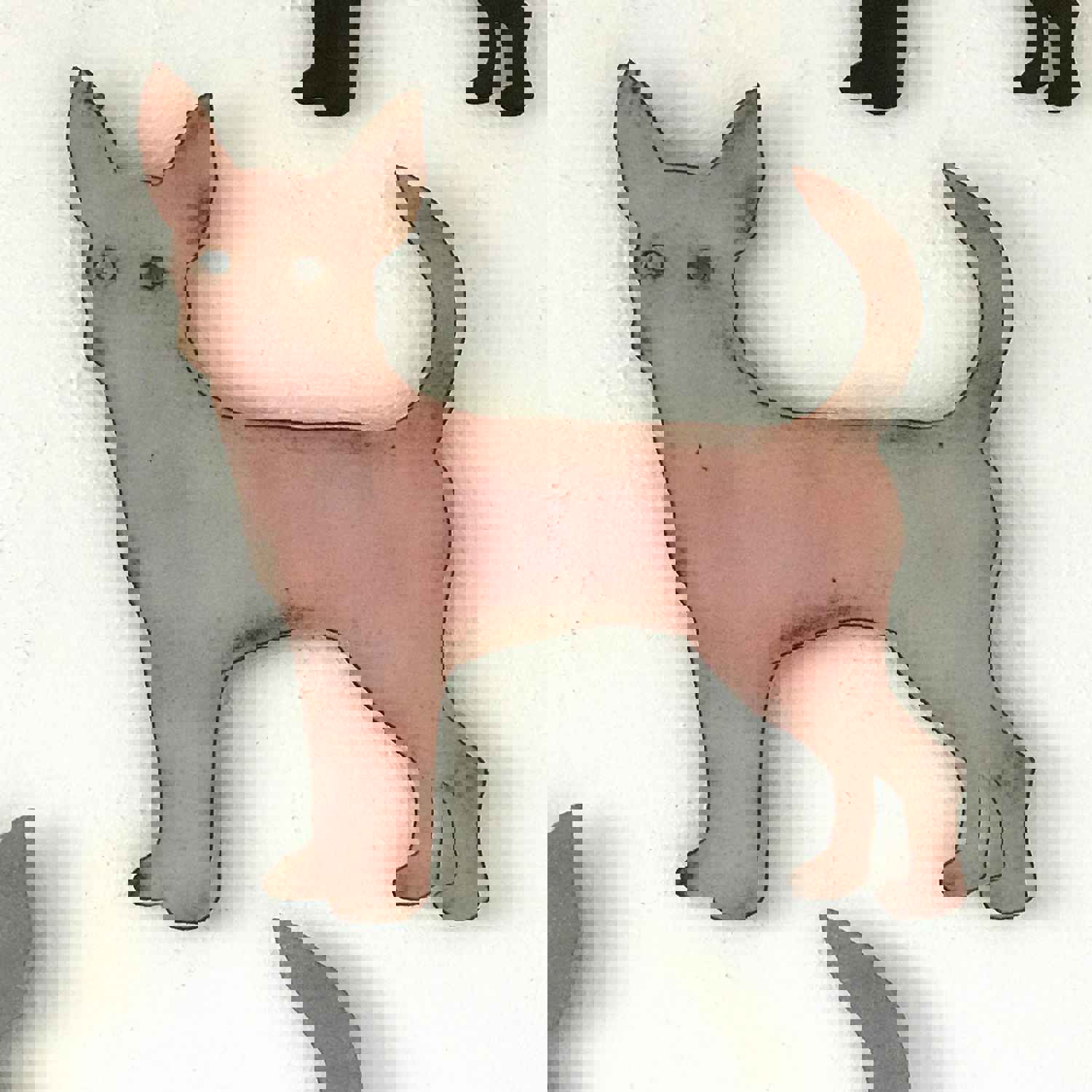 Handmade Chihuahua Metal Wall Art - Custom Size & Color - USA Made - Free Shipping