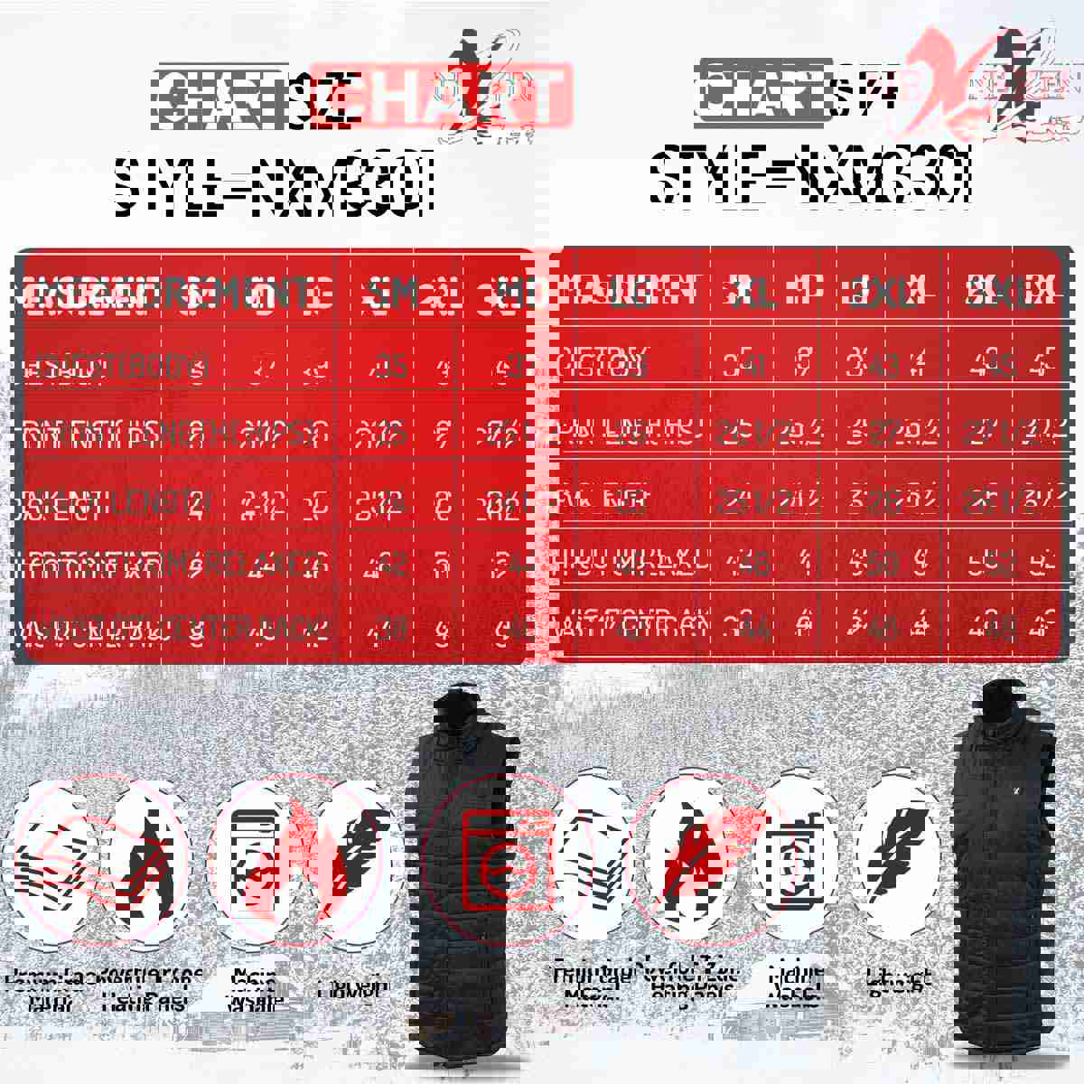 Nexgen Heat Womens NXL4301SET Puffer Black Heated Vest with Rechargeable Battery