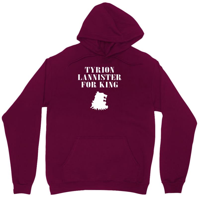 Tyrion Lannister for King Unisex Hoodie - Unique Design by MDK ART
