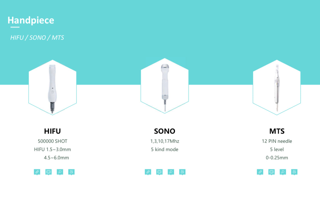 Th4 HIFU SONO MTS Facial Rejuvenation Hydration Skincare System