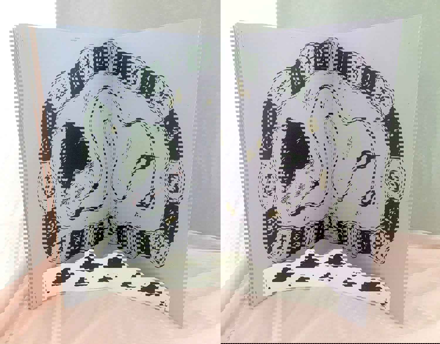 The Other Side Risograph Pop Up Book Zine