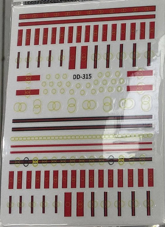 3D Luxury Designer LOGO Nail Stickers - Collection