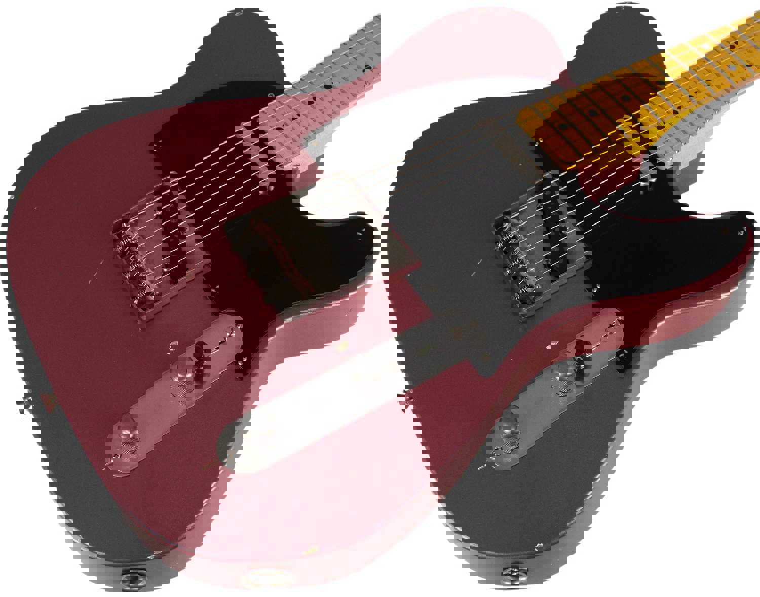 Nash T-52 Guitar, Burgundy Mist Metallic, Light Aging