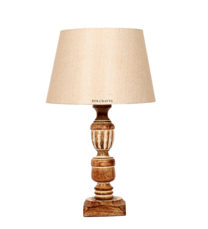 BTR CRAFTS Rustic Table Lamp (Bulb not Included)