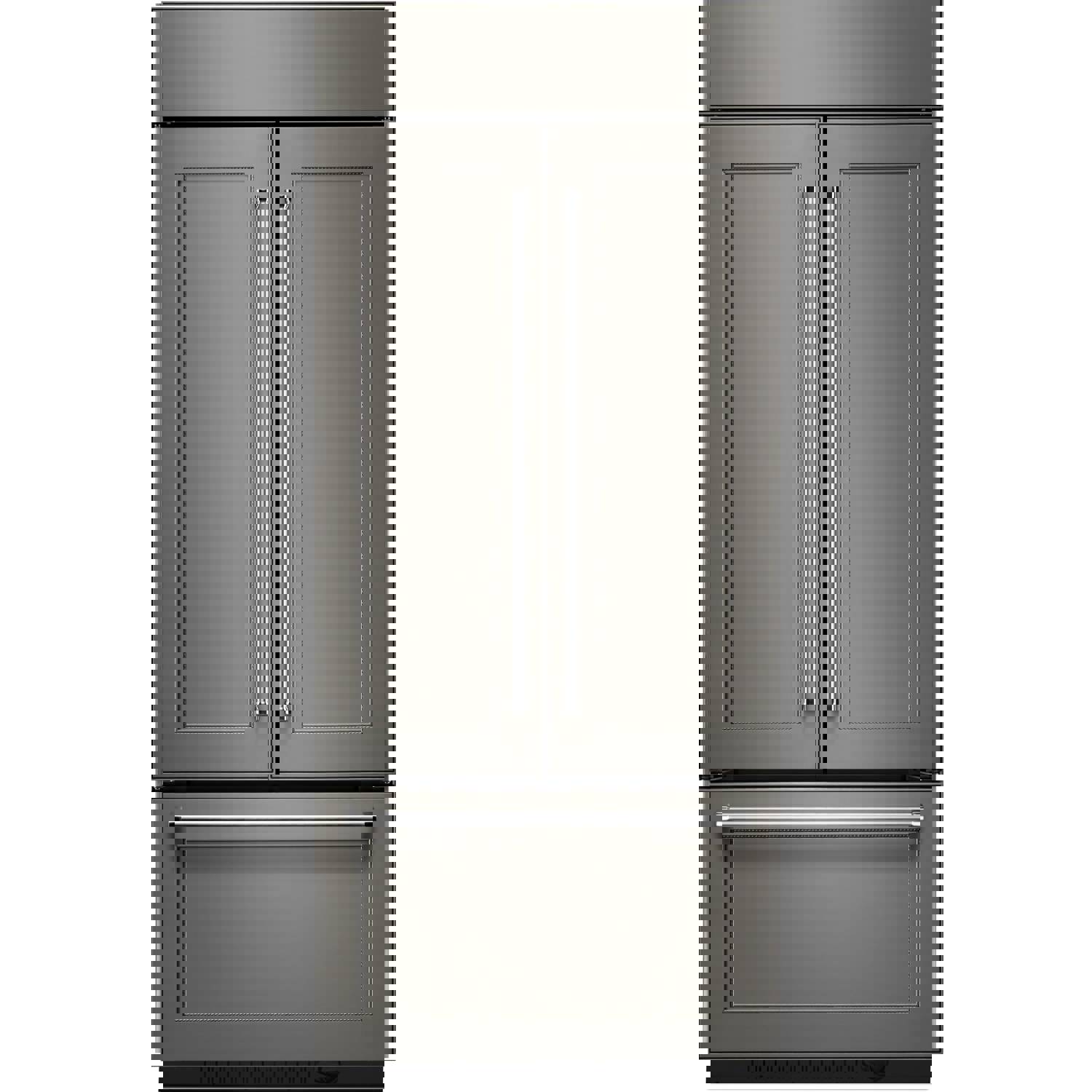 KitchenAid 36-inch Built-in French 3-Door Refrigerator with Internal Ice Maker