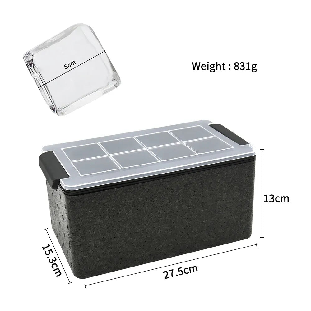 Premium Crystal Clear Ice Ball Maker for Whiskey & Bourbon - Bubble-Free Ice Cube Tray