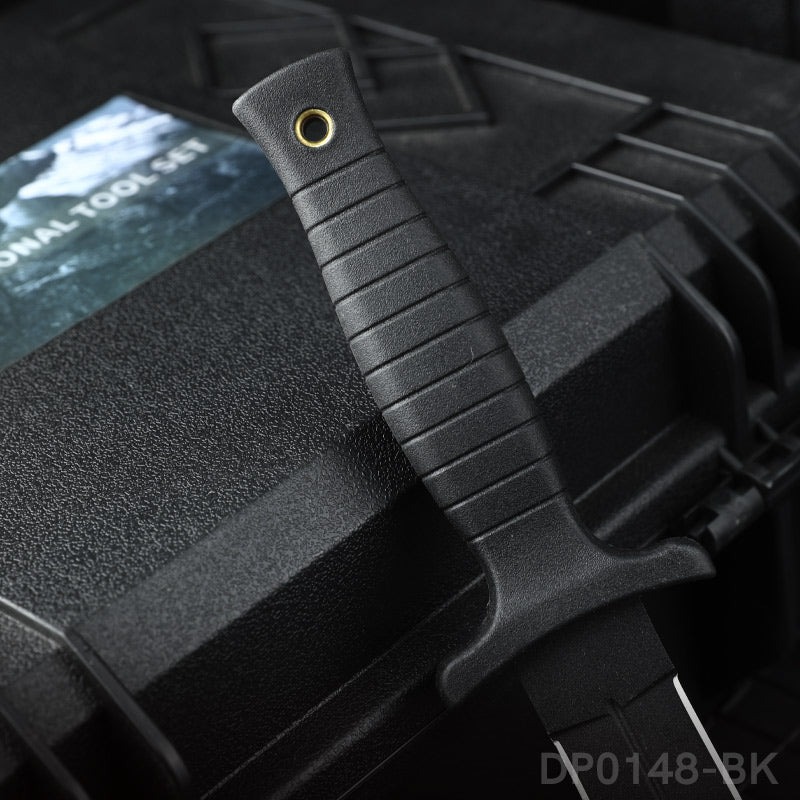 Fixed Blade Knife with 4.7in Dual Edge Blade and PP Handle for Outdoor Activities