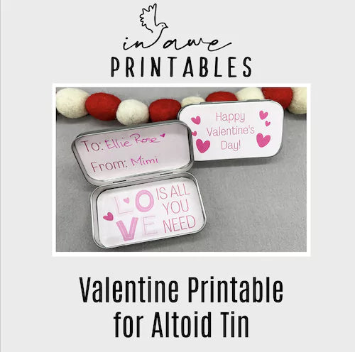 Cute DIY Valentines Crafts Digital Kit - Instant Download for Charming Favors