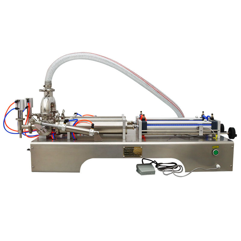 110V 50-500ml Dual-nozzle Paste & Liquid Filling Machine with Food Grade Steel