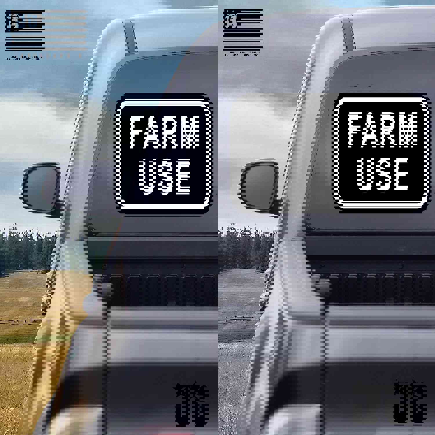 Farm Use Decal Pack of 4 Stickers - High-Quality Vinyl Decals for Farming Enthusiasts