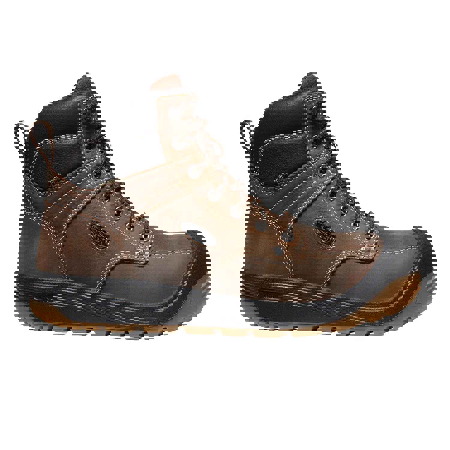 Keen Utility Fort Wayne 6 Waterproof Work Boot for Men - Dark Earth/Gum