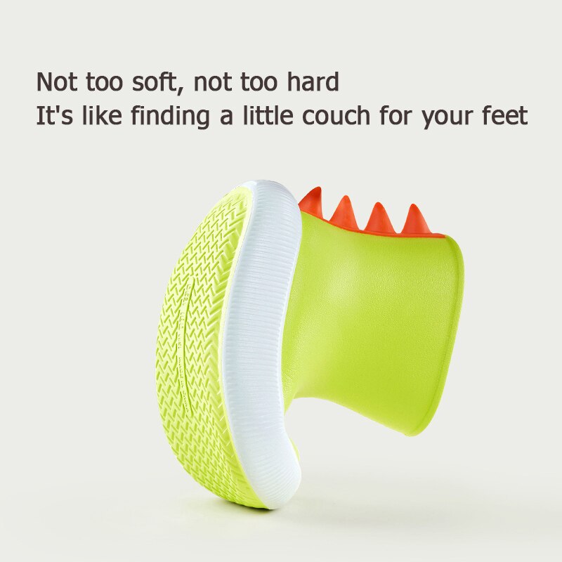 Cute Mario Cartoon Dinosaur Children Rain Boots for Girls and Toddlers