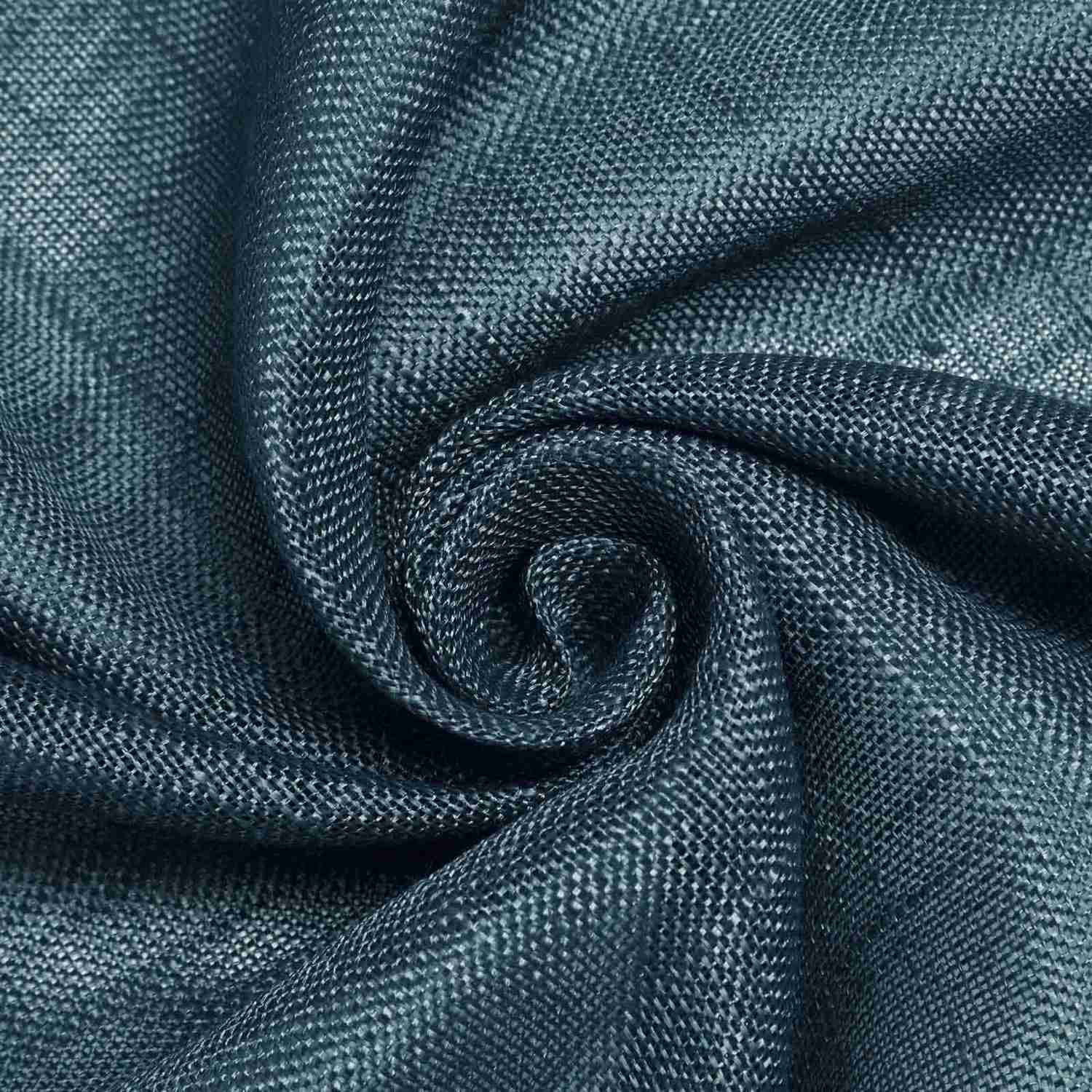 Blue Seamless Rectangular Tablecloth - Linen Look, Wrinkle Resistant (90x132)