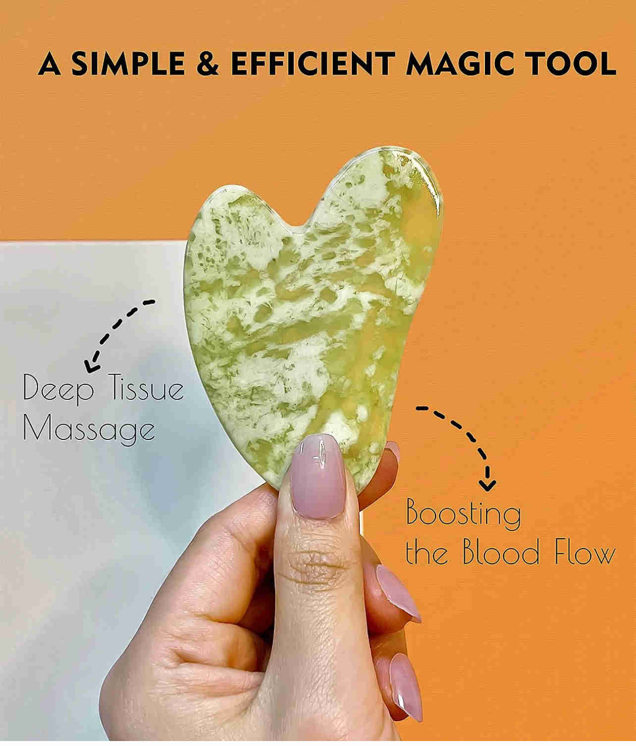 Natural Jade Face Roller - Anti-Aging & Skin Rejuvenation Tool