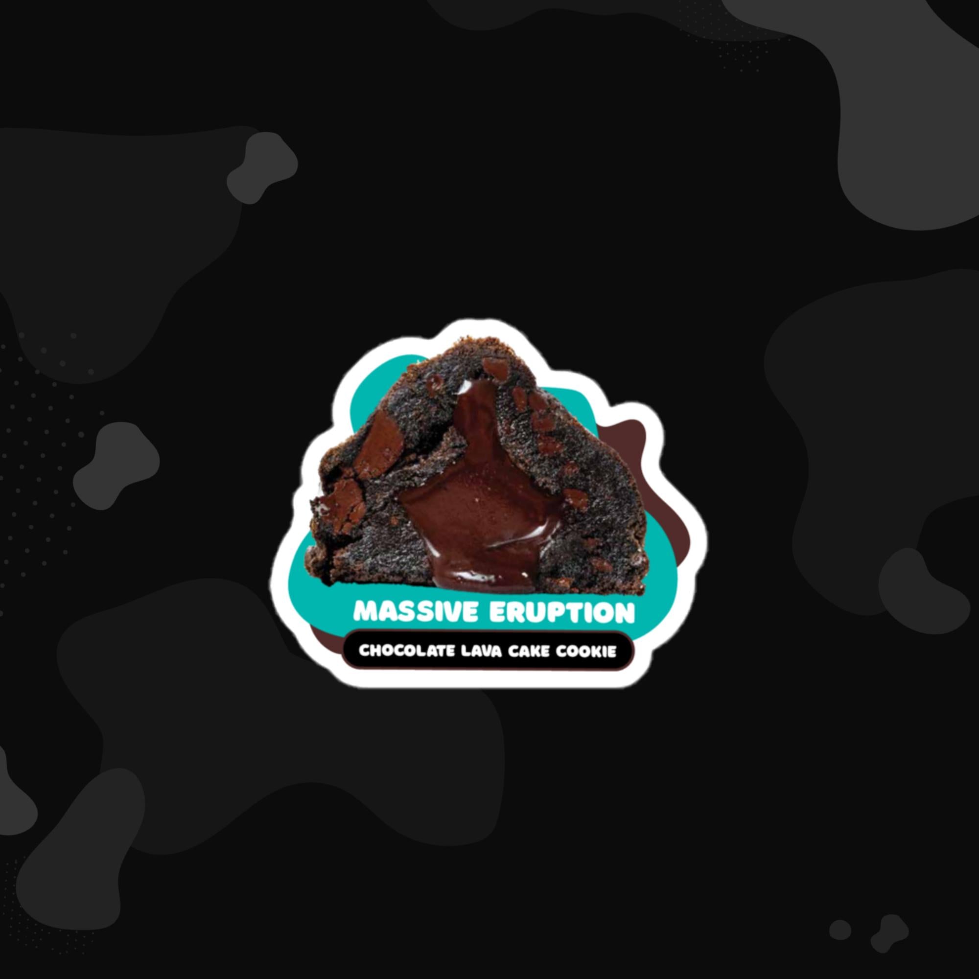 Massive Eruption Die-Cut Sticker - Durable Vinyl for Bubble-Free Application