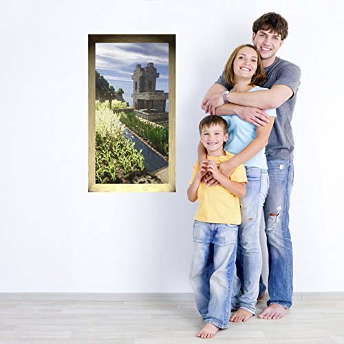 The Village Garden - Mine Themed Wall Decal - 16" wide x 28" tall