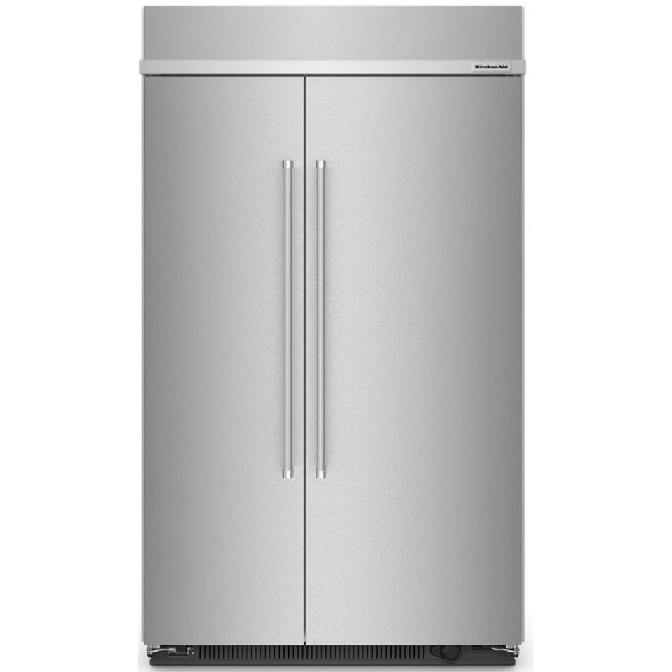 KitchenAid 48-inch Built-In Side-by-Side Refrigerator with Internal Ice Maker