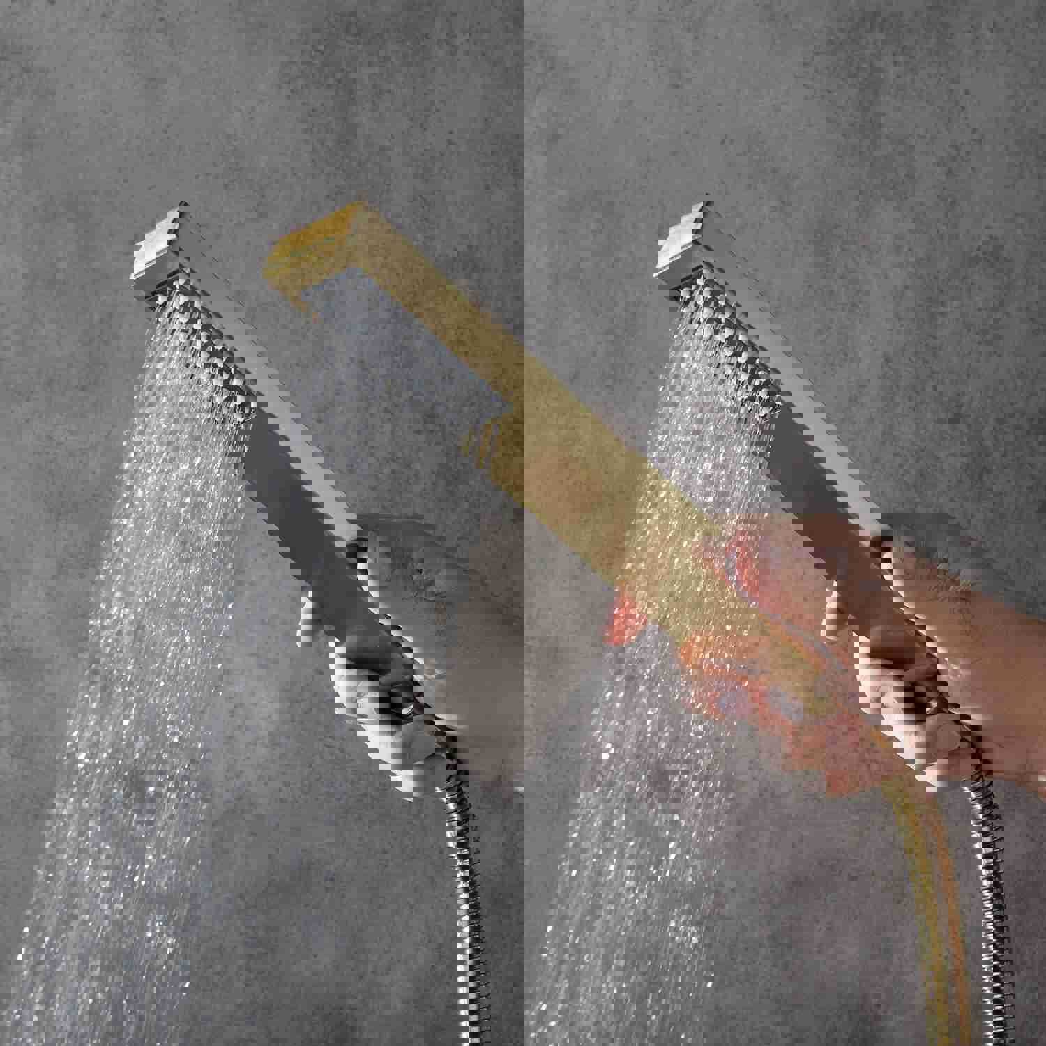 ALAMERE 36 IN DUAL SHOWERHEAD 7 FUNCTIONS COMPLETE LED MUSIC SHOWER SYSTEM