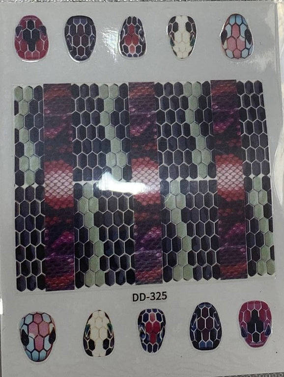 3D Luxury Designer LOGO Nail Stickers - Collection