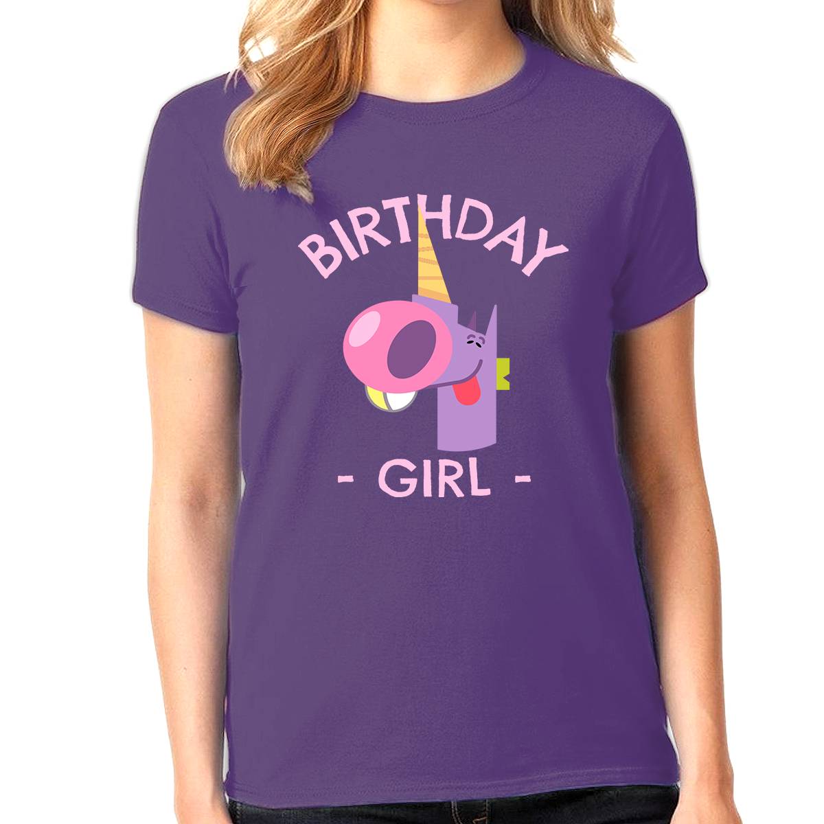 Birthday Shirt for Girls - Unicorn Themed Birthday Gift