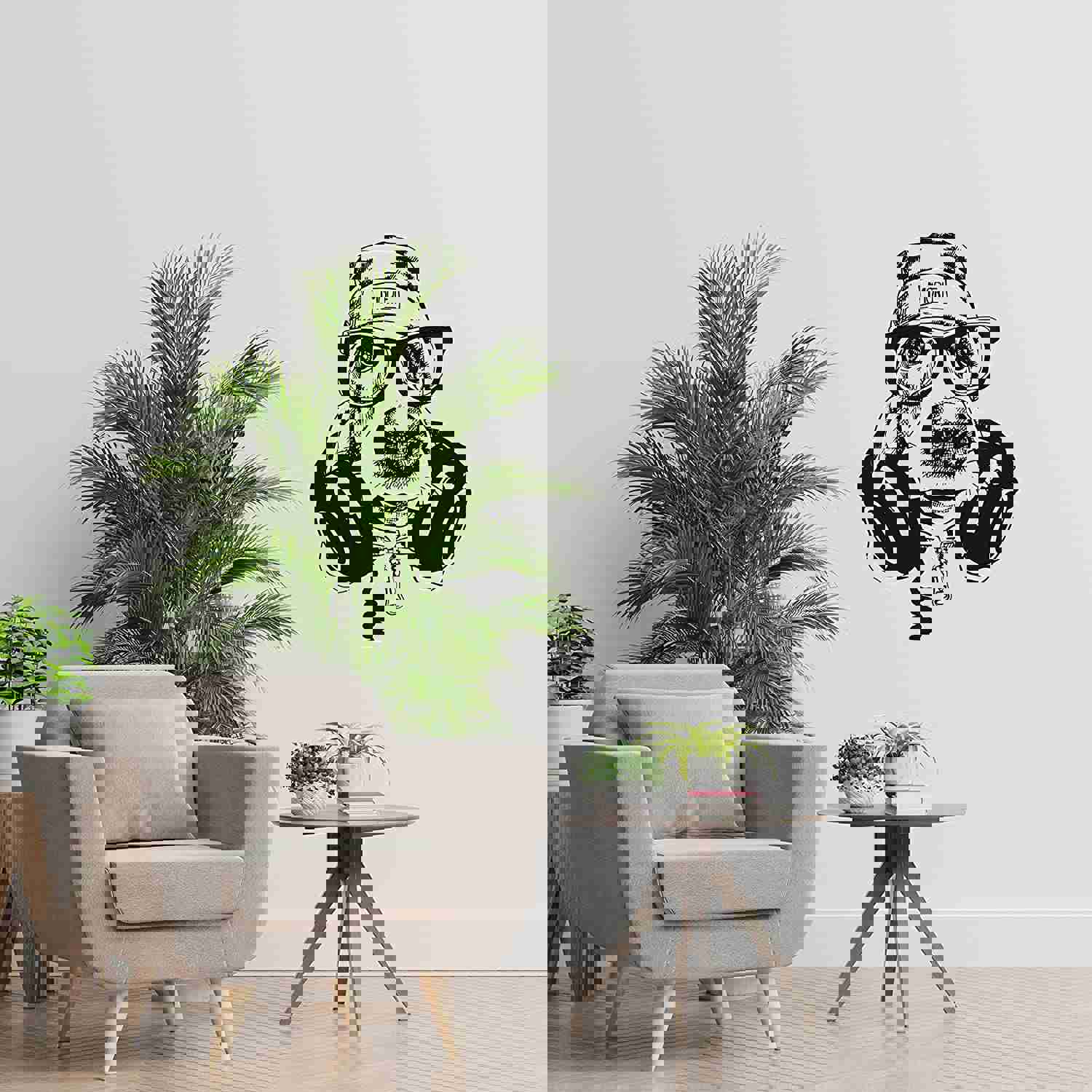 Animal Life Quote Vinyl Wall Sticker Decal - Cool Dog Motivation Quote