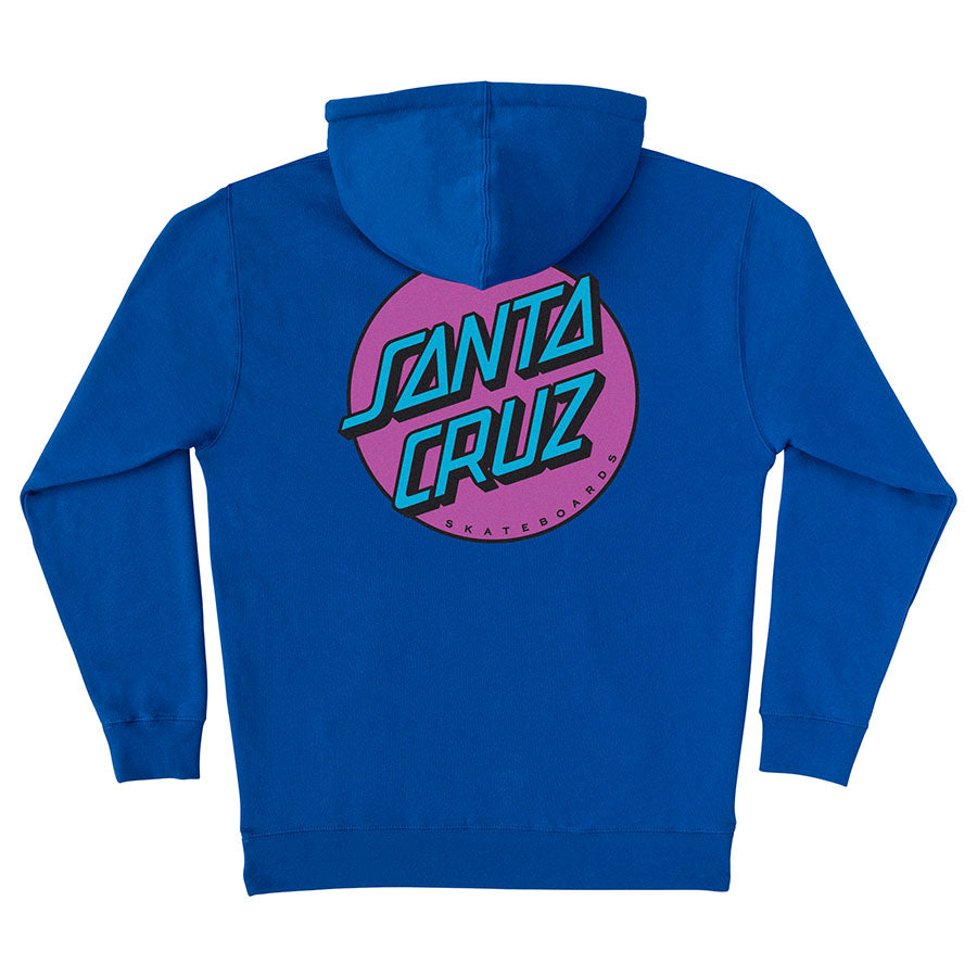Santa Cruz Other Dot Hoodie - Blue/Red | Heavyweight Fleece Pullover
