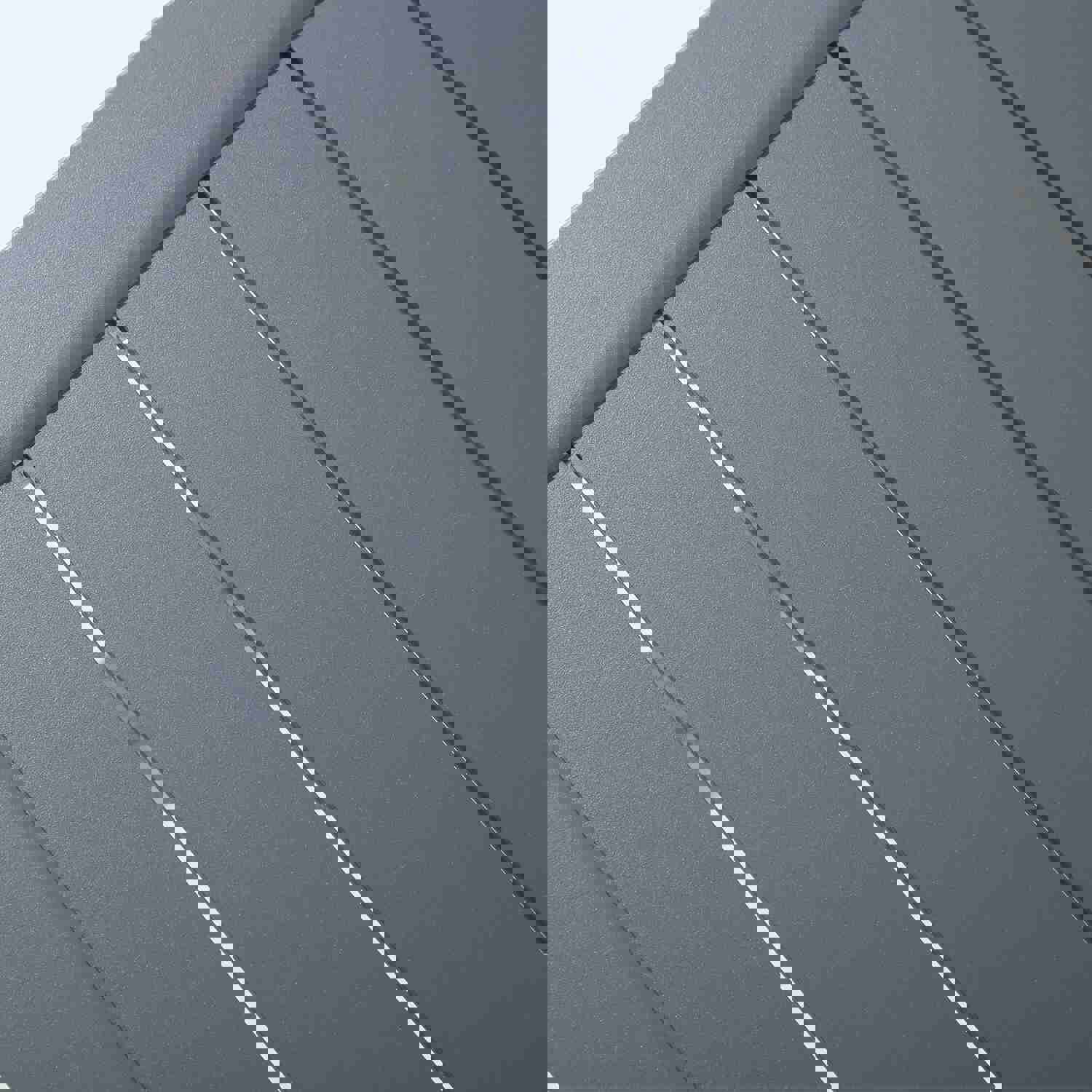 Patio Aluminum Side Table Outdoor Indoor Square End Table, Light Grey