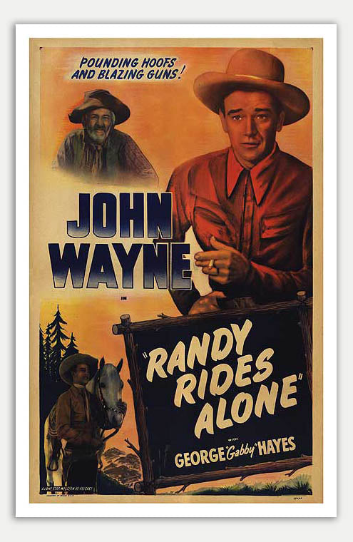 Randy Rides Alone - 11 x 17 Movie Poster (1934 Western Reprint)
