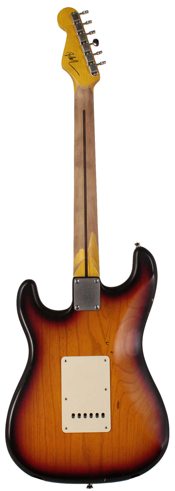 Nash S-57 Guitar, 3-Tone Sunburst, Light Aging - Vintage Inspired Stratocaster