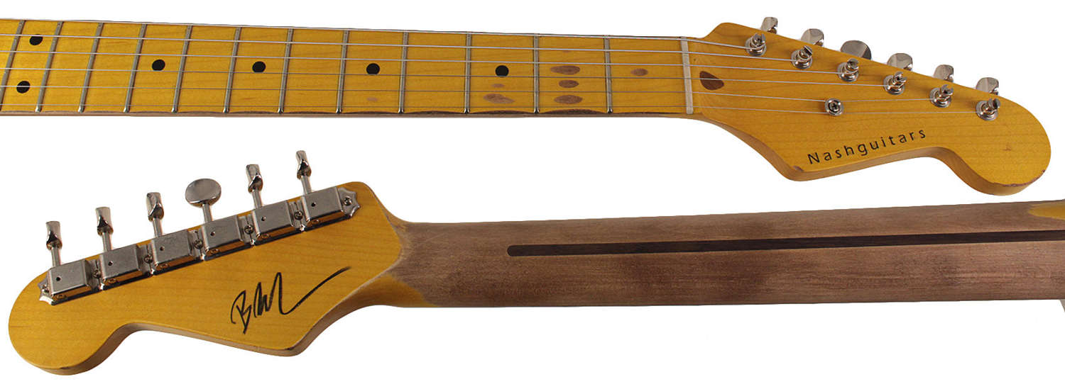 Nash S-57 Guitar, 3-Tone Sunburst, Light Aging - Vintage Inspired Stratocaster