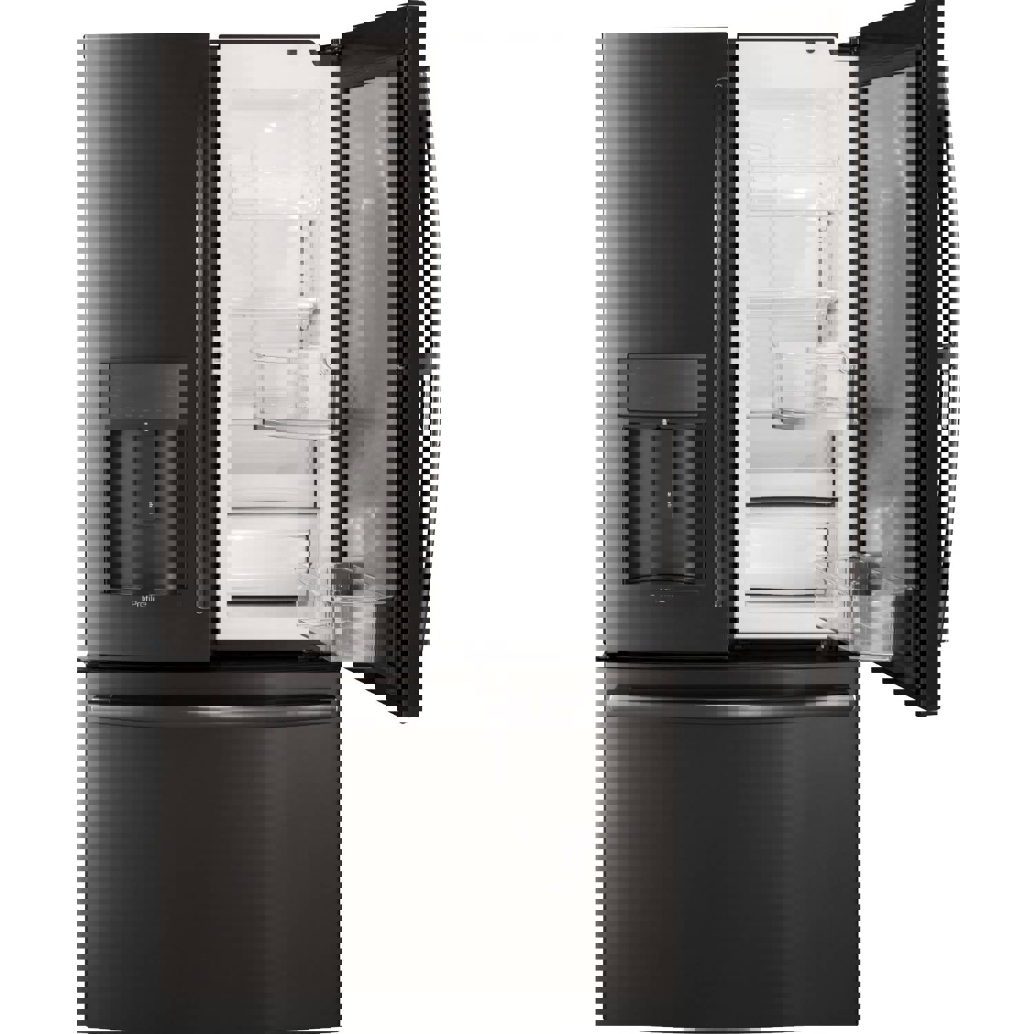 GE Profile 36-inch, 22.1 cu.ft. Counter-Depth French 3-Door Refrigerator with External Water and Ice Dispenser