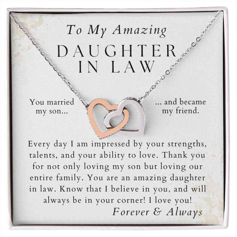 Always In Your Corner - Heartfelt Gift for Daughter-in-Law - Pendant Necklace