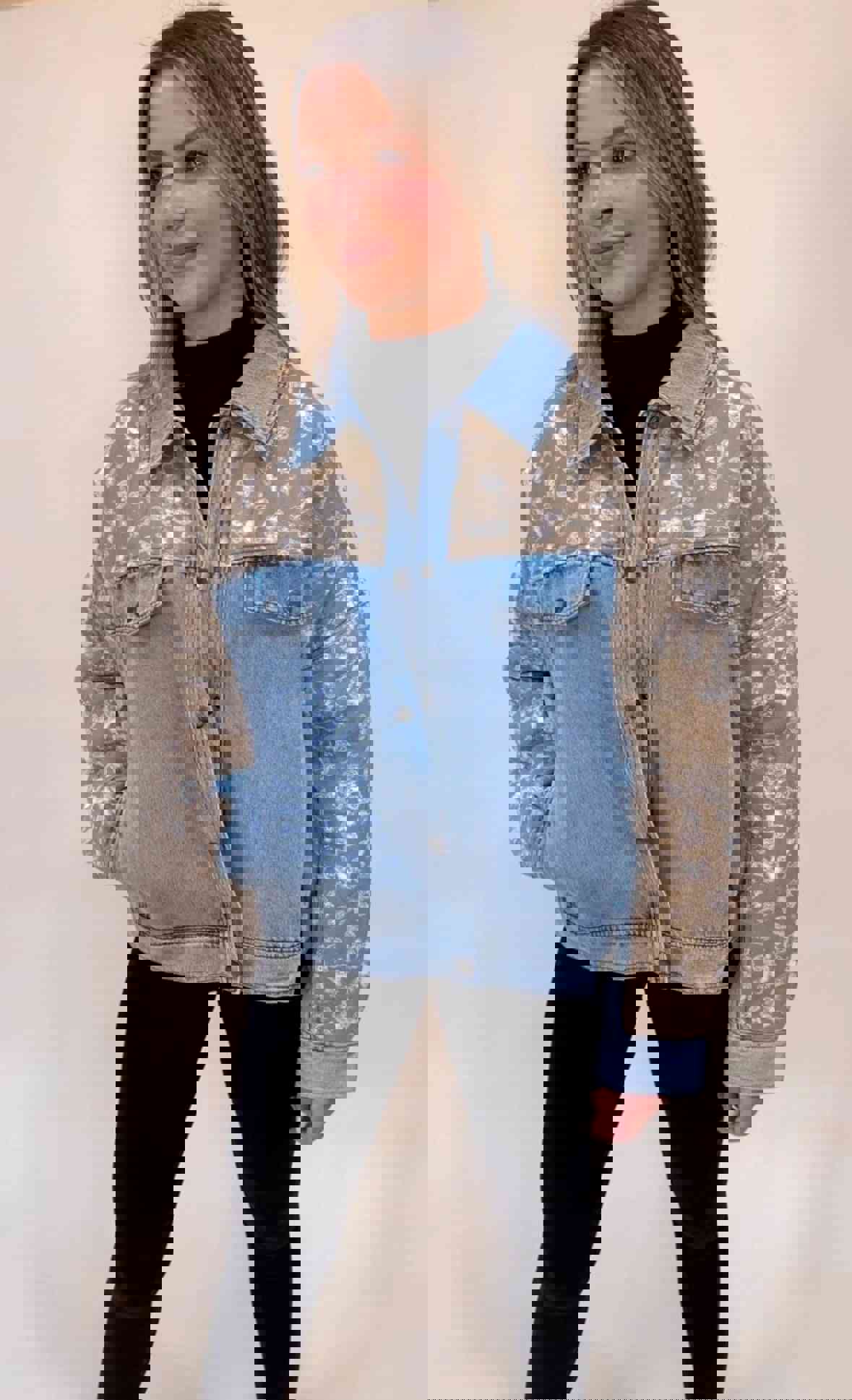 90s Vintage Inspired Denim Trucker Jacket