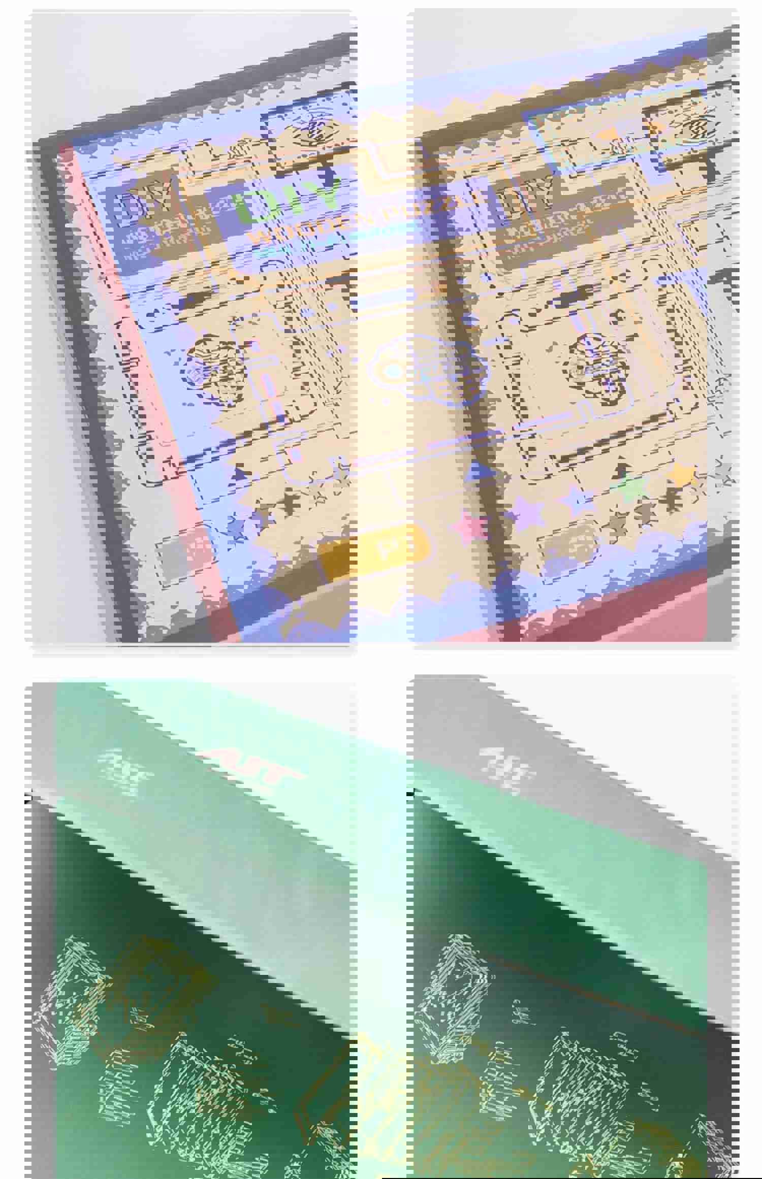 DIY Wooden Jigsaw Puzzle - Sunflower Art Frame for Home Decoration & Gift