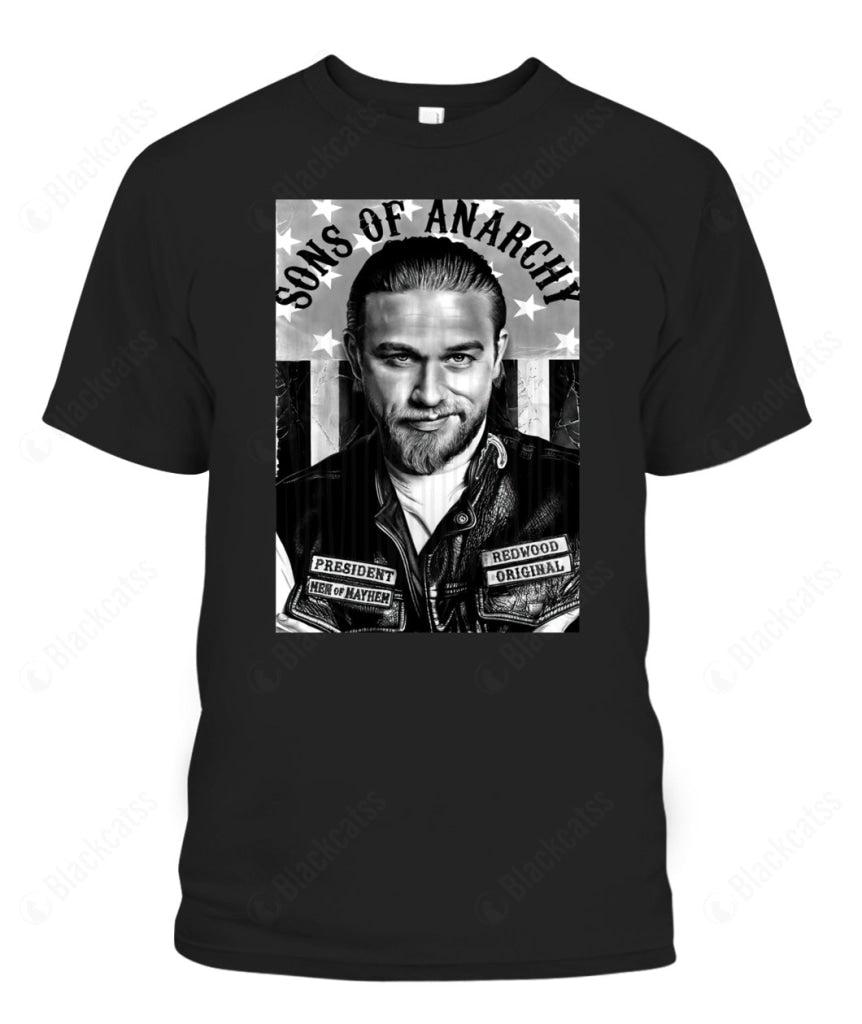 SOA 3 Jax Teller Custom Graphic Unisex Cotton T-Shirt